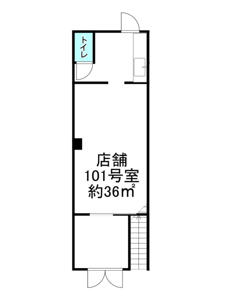 東三国 重飲食可能 1階路面店舗 図面